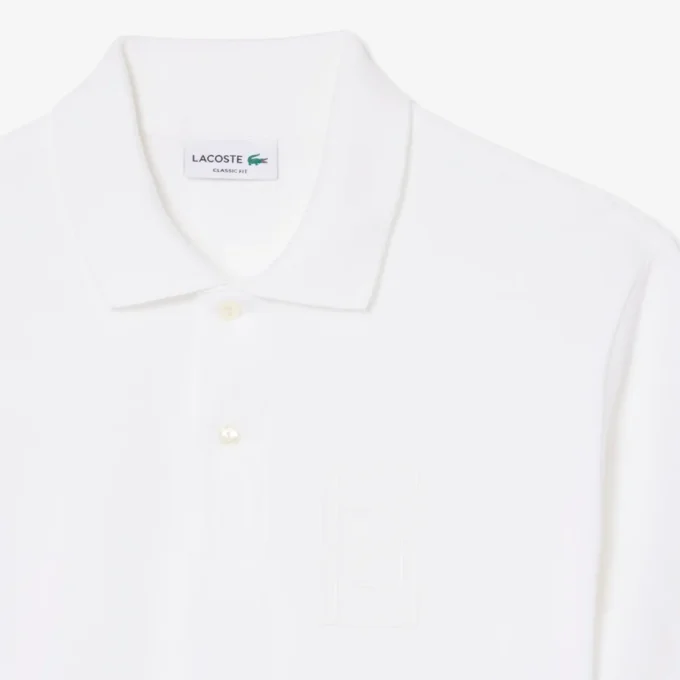 Polo Petit Piqué con dettagli ricamati e vestibilità classica