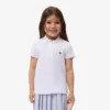 Polo Piqua con collo smerlato da bambina Polo Piqua con collo smerlato da bambina