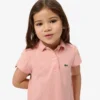 Polo Piqua con collo smerlato da bambina Polo Piqua con collo smerlato da bambina