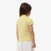 Polo Piqua con collo smerlato da bambina