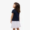 Polo Piqua con collo smerlato da bambina Polo Piqua con collo smerlato da bambina