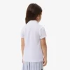 Polo Piqua con collo smerlato da bambina Polo Piqua con collo smerlato da bambina