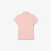 Polo Piqua con collo smerlato da bambina Polo Piqua con collo smerlato da bambina