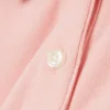 Polo Piqua con collo smerlato da bambina Polo Piqua con collo smerlato da bambina