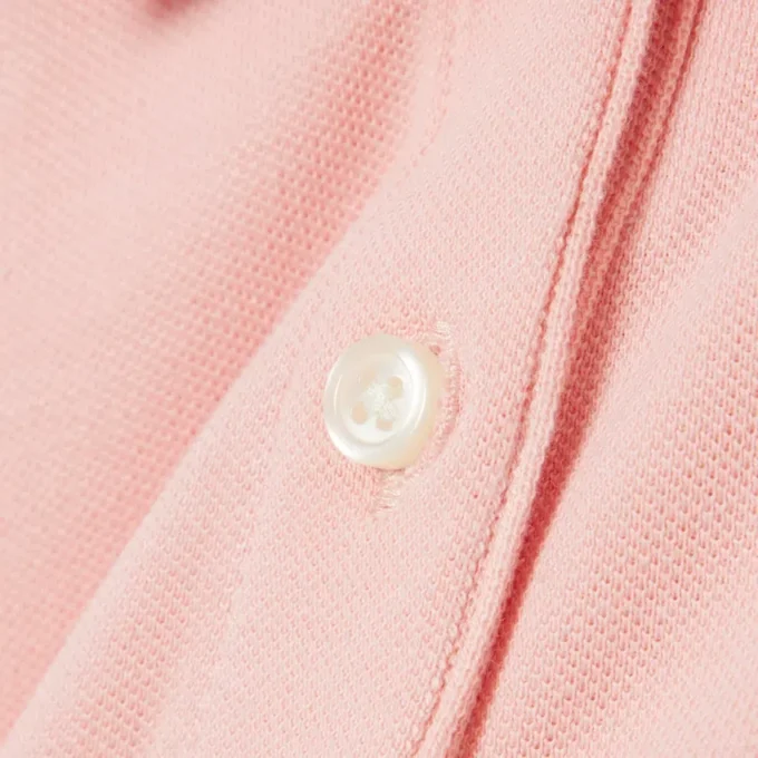 Polo Piqua con collo smerlato da bambina Polo Piqua con collo smerlato da bambina