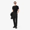 Polo Regular Fit con striscia e logo Polo Regular Fit con striscia e logo