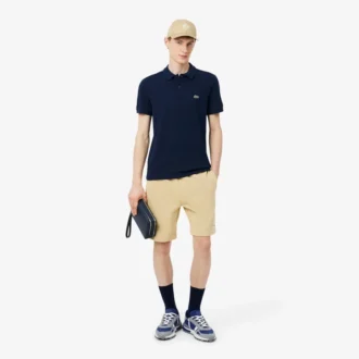 Polo Regular Fit con striscia e logo