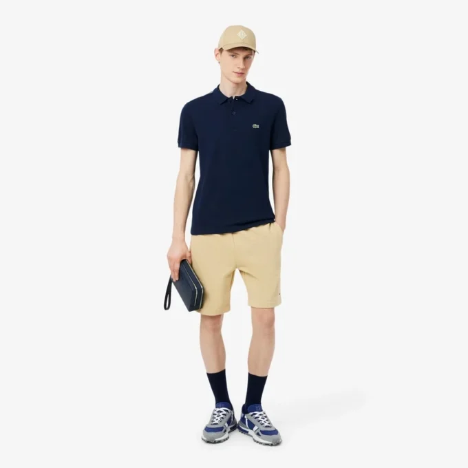 Polo Regular Fit con striscia e logo Polo Regular Fit con striscia e logo