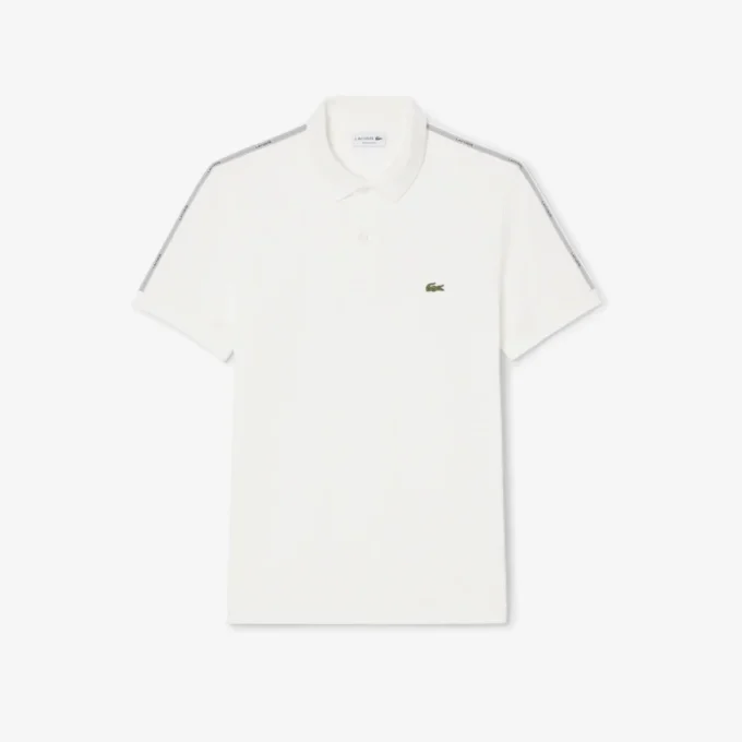 Polo Regular Fit con striscia e logo Polo Regular Fit con striscia e logo