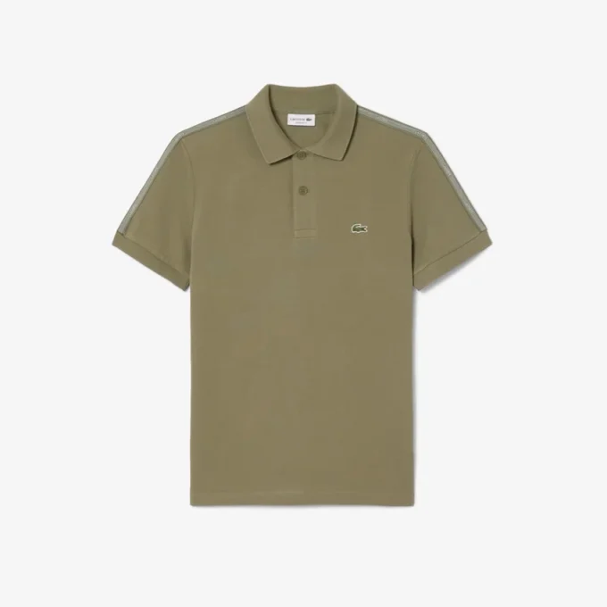 Polo Regular Fit con striscia e logo Polo Regular Fit con striscia e logo
