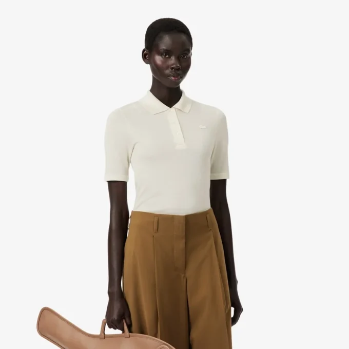 Polo Runway Slim Fit in seta Mini-Piqua Polo Runway Slim Fit in seta Mini-Piqua