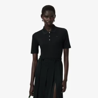 Polo Runway Slim Fit in seta Mini-Piqua