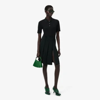 Polo Runway Slim Fit in seta Mini-Piqua