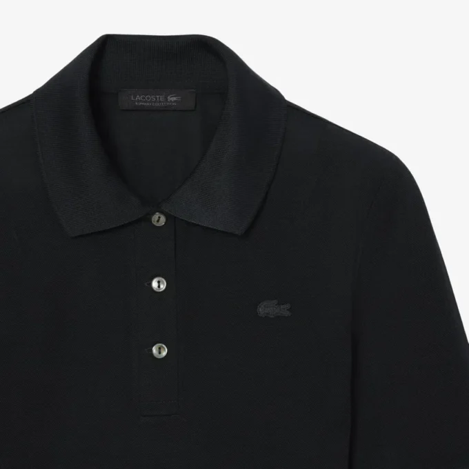 Polo Runway Slim Fit in seta Mini-Piqua Polo Runway Slim Fit in seta Mini-Piqua
