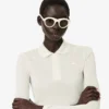 Polo slim fit con maniche lunghe in seta Runway Polo slim fit con maniche lunghe in seta Runway