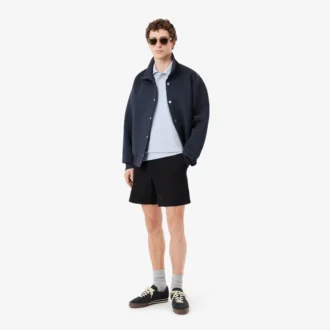 Polo Slim Fit in piqué con marchio
