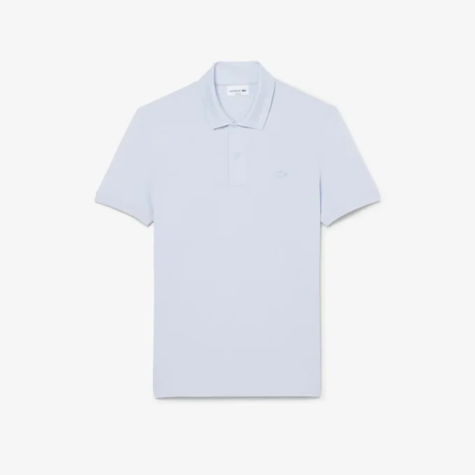 Polo Slim Fit in piqué con marchio Polo Slim Fit in piqué con marchio