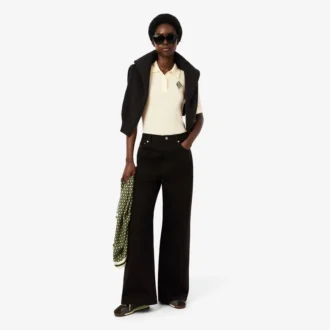 Polo slim fit ricamata