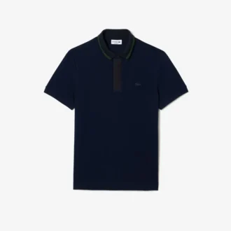 Polo Smart Paris da uomo con collo a contrasto e vestibilità regolare