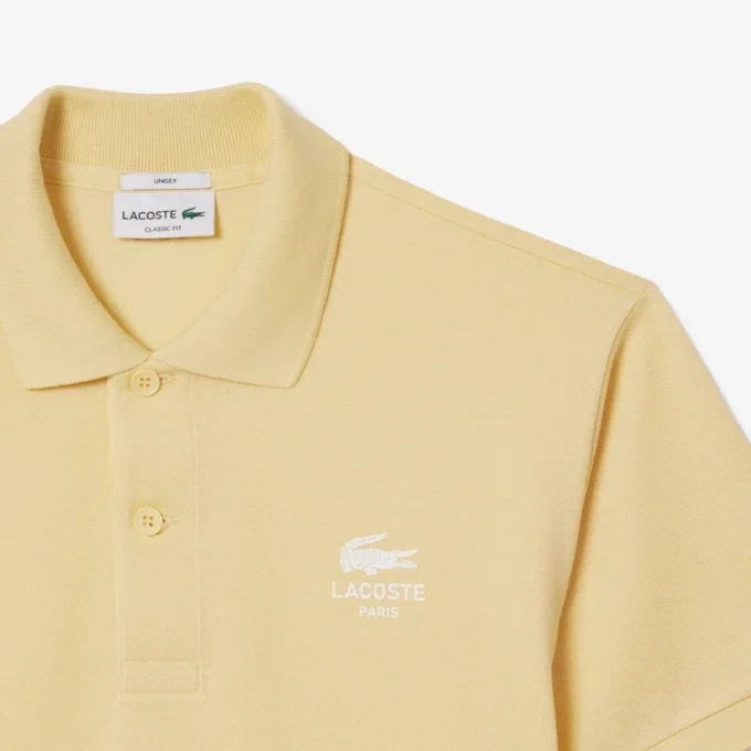 Polo unisex L.12.12 dal taglio classico con stampa iconica