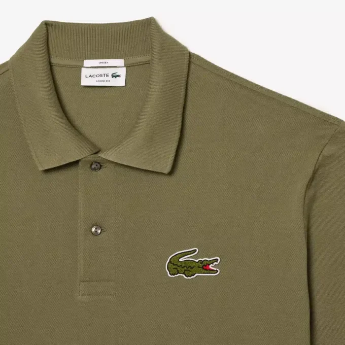 Polo unisex L.12.12 Piqua Badge dalla vestibilità ampia