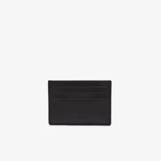 Portacarte in pelle con monogramma