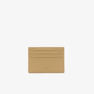 Portacarte in pelle con monogramma