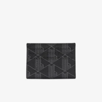 Portacarte in tela con stampa monogramma The Blend Portacarte in tela con stampa monogramma The Blend