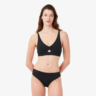 Reggiseno in microfibra con fascia traforata