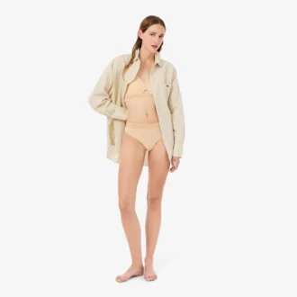 Reggiseno in microfibra con fascia traforata