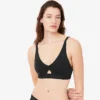 Reggiseno in microfibra con fascia traforata Reggiseno in microfibra con fascia traforata