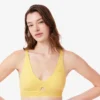 Reggiseno in microfibra con fascia traforata Reggiseno in microfibra con fascia traforata