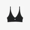 Reggiseno in microfibra con fascia traforata Reggiseno in microfibra con fascia traforata