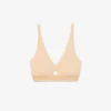 Reggiseno in microfibra con fascia traforata Reggiseno in microfibra con fascia traforata