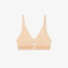 Reggiseno in microfibra con fascia traforata Reggiseno in microfibra con fascia traforata
