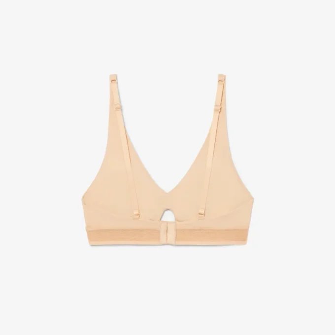 Reggiseno in microfibra con fascia traforata Reggiseno in microfibra con fascia traforata