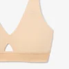 Reggiseno in microfibra con fascia traforata Reggiseno in microfibra con fascia traforata