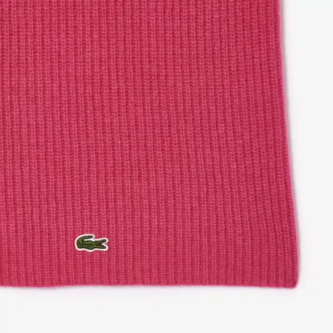 Sciarpa a cerchio in cashmere a coste da donna Sciarpa a cerchio in cashmere a coste da donna