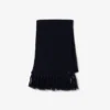 Sciarpa da donna in lana con frange Sciarpa da donna in lana con frange
