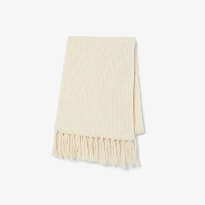 Sciarpa da donna in lana con frange Sciarpa da donna in lana con frange