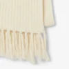 Sciarpa da donna in lana con frange Sciarpa da donna in lana con frange