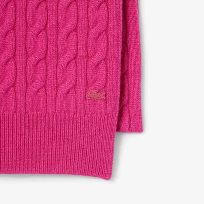 Sciarpa in cashmere a trecce Runway Sciarpa in cashmere a trecce Runway