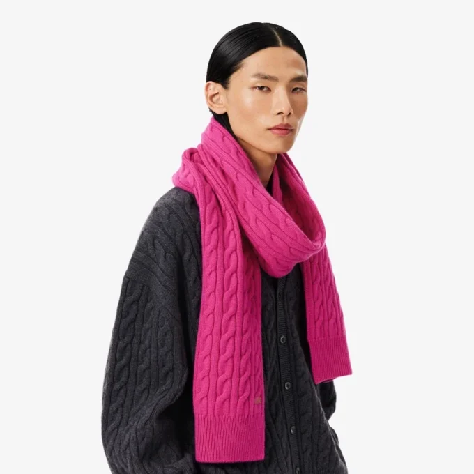 Sciarpa in cashmere a trecce Runway Sciarpa in cashmere a trecce Runway