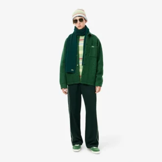 Sciarpa unisex in lana a coste Sciarpa unisex in lana a coste