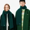 Sciarpa unisex in lana a coste Sciarpa unisex in lana a coste