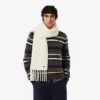 Sciarpa unisex in lana di alpaca con frange Sciarpa unisex in lana di alpaca con frange
