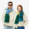 Sciarpa unisex in lana di alpaca con motivo paesaggistico Sciarpa unisex in lana di alpaca con motivo paesaggistico