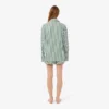 Set pigiama oversize in popeline a righe