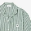 Set pigiama oversize in popeline a righe