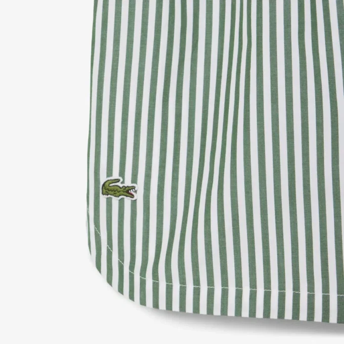 Set pigiama oversize in popeline a righe